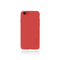 Apple iPhone 6 Kılıf Zore Tio Silikon Kırmızı