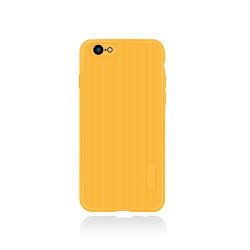 Apple iPhone 6 Kılıf Zore Tio Silikon Sarı