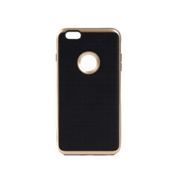 Apple iPhone 6 Plus Case Zore İnfinity Motomo Cover Gold