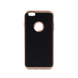 Apple iPhone 6 Plus Case Zore İnfinity Motomo Cover Rose Gold