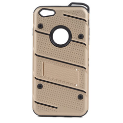 Apple iPhone 6 Plus Case Zore Iron Cover Gold