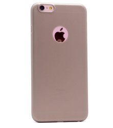 Apple iPhone 6 Plus Kılıf Zore 1.Kalite PP Silikon Gold
