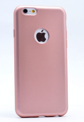 Apple iPhone 6 Plus Kılıf Zore Premier Silikon Kapak Rose Gold