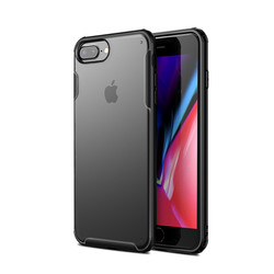 Apple iPhone 6 Plus Kılıf Zore Volks Kapak Siyah