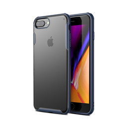 Apple iPhone 6 Plus Kılıf Zore Volks Kapak Lacivert