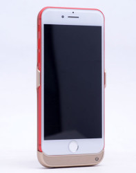 Apple iPhone 6 Plus Şarjlı Kılıf Harici Batarya Gold