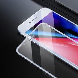 Apple iPhone 6 Zore Anti-Dust Glass Temperli Ekran Koruyucu Beyaz