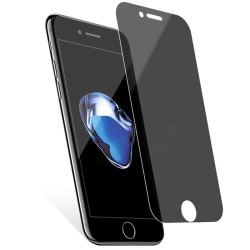 Apple iPhone 6 Zore Kor Privacy Cam Ekran Koruyucu Siyah