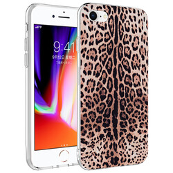 Apple iPhone 7 Case Zore Bella Cover Leopar