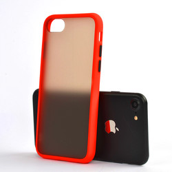 Apple iPhone 7 Case Zore Fri Silicon Red