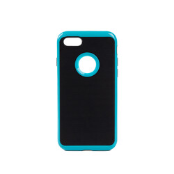 Apple iPhone 7 Case Zore İnfinity Motomo Cover Turquoise