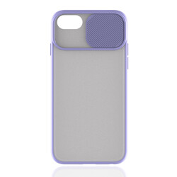 Apple iPhone 7 Case Zore Lensi Cover Lila