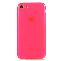 Apple iPhone 7 Case Zore Mun Silicon Pink