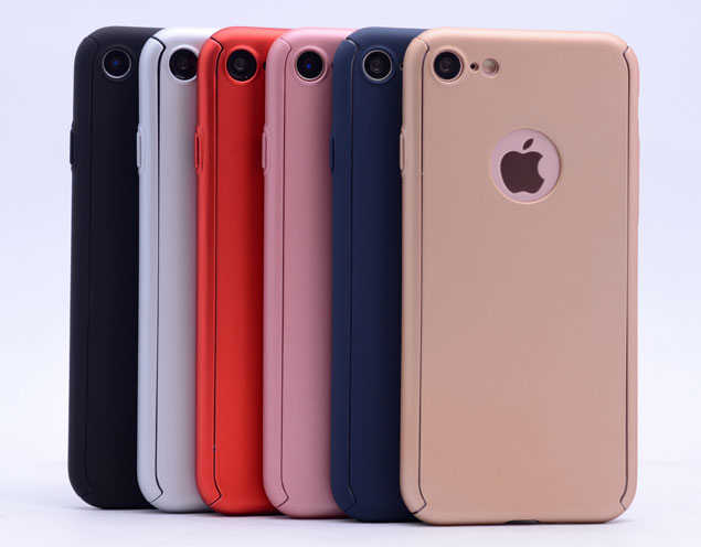 Apple iPhone 7 Kılıf Zore 360 3 Parçalı Rubber Kapak - 8