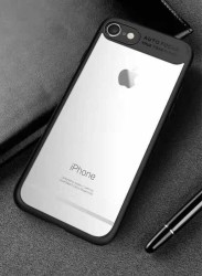 Apple iPhone 7 Kılıf Zore Buttom Kapak Siyah