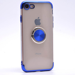 Apple iPhone 7 Kılıf Zore Gess Silikon Mavi