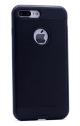 Apple iPhone 7 Kılıf Zore Kans Kapak Siyah