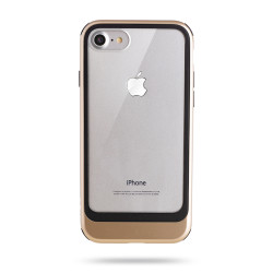 Apple iPhone 7 Kılıf Roar Ace Hybrid Ultra Thin Kapak Gold