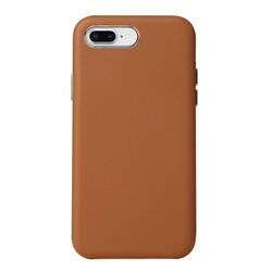 Apple iPhone 7 Plus Case Zore Eyzi Cover Brown