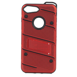 Apple iPhone 7 Plus Case Zore Iron Cover Red