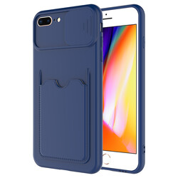 Apple iPhone 7 Plus Case ​Zore Kartix Cover Navy blue