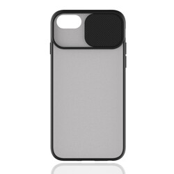 Apple iPhone 7 Plus Case Zore Lensi Cover Black