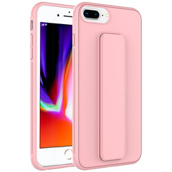Apple iPhone 7 Plus Case Zore Qstand Cover Pink