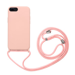 Apple iPhone 7 Plus Case Zore Ropi Cover Light Pink