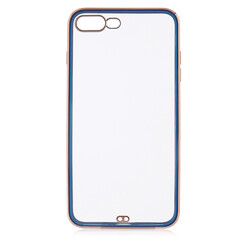 Apple iPhone 7 Plus Case Zore Voit Clear Cover Navy blue