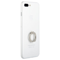 Apple iPhone 7 Plus Kılıf Benks Lollipop With Ring Kapak Beyaz