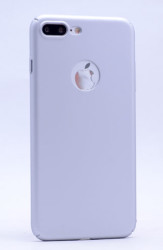 Apple iPhone 7 Plus Kılıf Zore 3A Rubber Kapak Gri