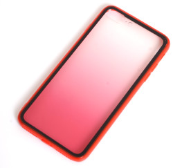 Apple iPhone 7 Plus Kılıf Zore Estel Silikon Kırmızı