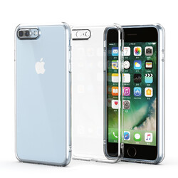 Apple iPhone 7 Plus Kılıf Zore Fizy Kapak Renksiz