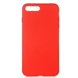 Apple iPhone 7 Plus Kılıf Zore LSR Lansman Kapak Kırmızı