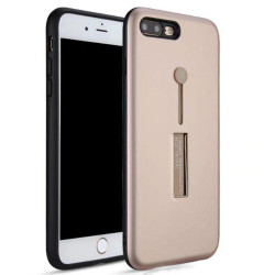 Apple iPhone 7 Plus Kılıf Zore Olive Standlı Kapak Rose Gold