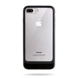 Apple iPhone 7 Plus Kılıf Roar Ace Hybrid Ultra Thin Kapak Siyah