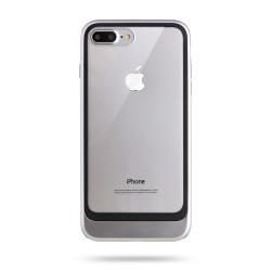 Apple iPhone 7 Plus Kılıf Roar Ace Hybrid Ultra Thin Kapak Gri