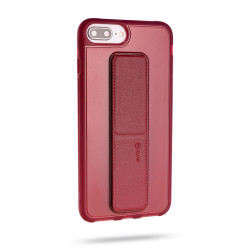 Apple iPhone 7 Plus Kılıf Roar Aura Kick-Stand Kapak Kırmızı