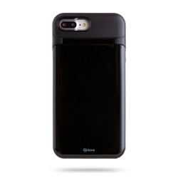 Apple iPhone 7 Plus Kılıf Roar Mirror Bumper Kapak Siyah
