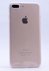 Apple iPhone 7 Plus Kılıf Zore Ultra İnce Silikon Kapak 0.2 mm Renksiz