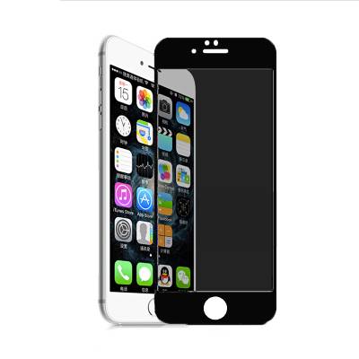 Apple iPhone 7 Plus Zore Rica Premium Privacy Tempered Glass Screen Protector Black