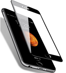 Apple iPhone 7 Zore 3D Latte Cam Ekran Koruyucu Siyah