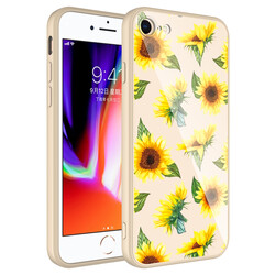 Apple iPhone 8 Case Camera Protected Patterned Hard Silicone Zore Epoksi Cover NO2
