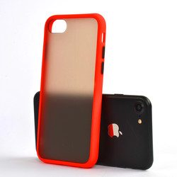 Apple iPhone 8 Case Zore Fri Silicon Red