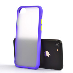 Apple iPhone 8 Case Zore Fri Silicon Purple