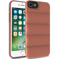 Apple iPhone 8 Case Zore Kasis Cover Brown