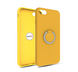 Apple iPhone 8 Case Zore Plex Cover Yellow