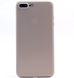 Apple iPhone 8 Kılıf Zore 1.Kalite PP Silikon Gold