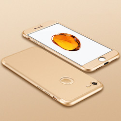 Apple iPhone 8 Kılıf Zore Ays Kapak Gold