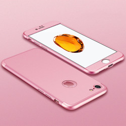 Apple iPhone 8 Kılıf Zore Ays Kapak Rose Gold